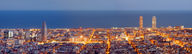 Canvas-taulu Barcelona panoraamakuva 835