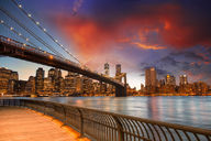 Canvas-taulu Brooklyn Bridge New York 780