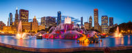 Canvas-taulu Chicago Buckingham Fountain 290
