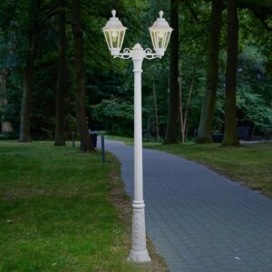 LED-lyhtypylväs Artu Rut 2-lamppuinen E27