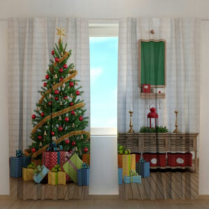 Pimennysverho Christmas Tree with Gifts 240x220 cm