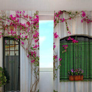 Pimennysverho FLOWERS ON THE WINDOW 240x220 cm