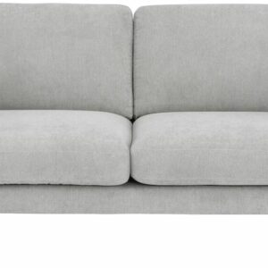 Classic sohva 2,5-istuttava vaaleanharmaa, Matrix 15, Jalka J-173 musta Metalli