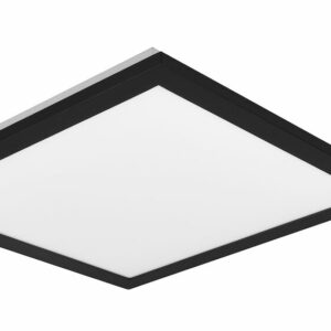 Trio Alpha LED kattovalaisin 30x30 cm mattamusta